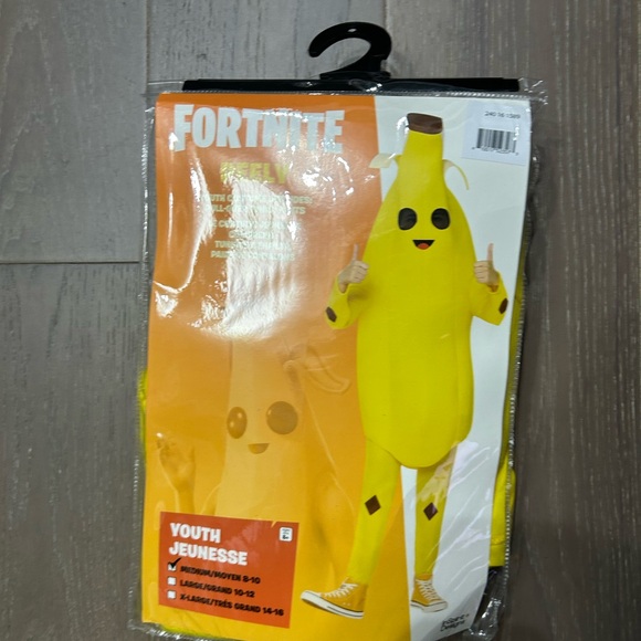 In spirit Designs Fortnite Peely child costume. NWT med 8-10 - Picture 2 of 3